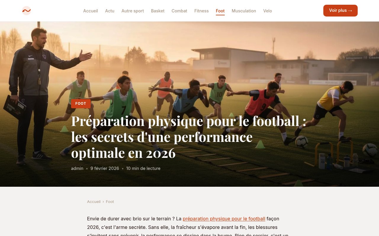 Apercu du site Aventure Sport