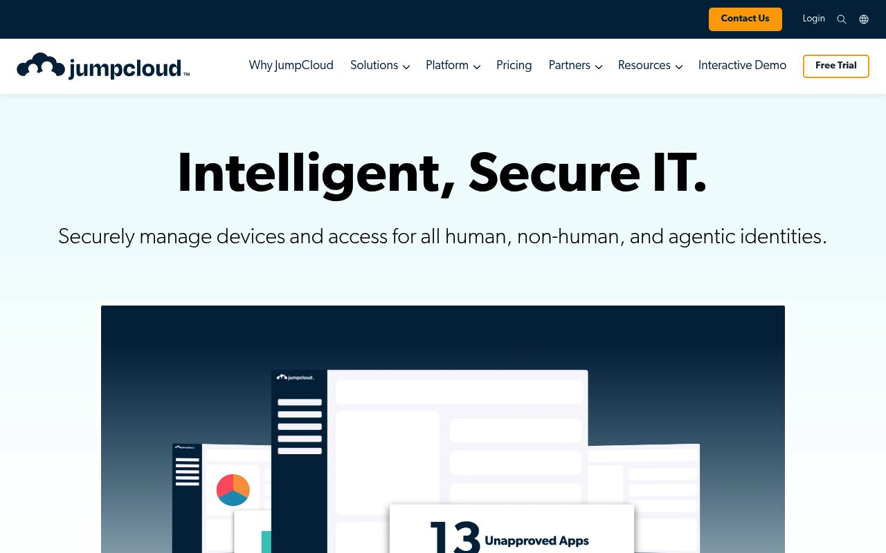 Apercu du site JumpCloud
