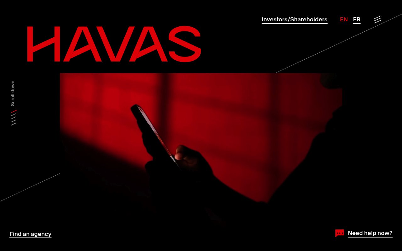 Apercu du site Havas Group