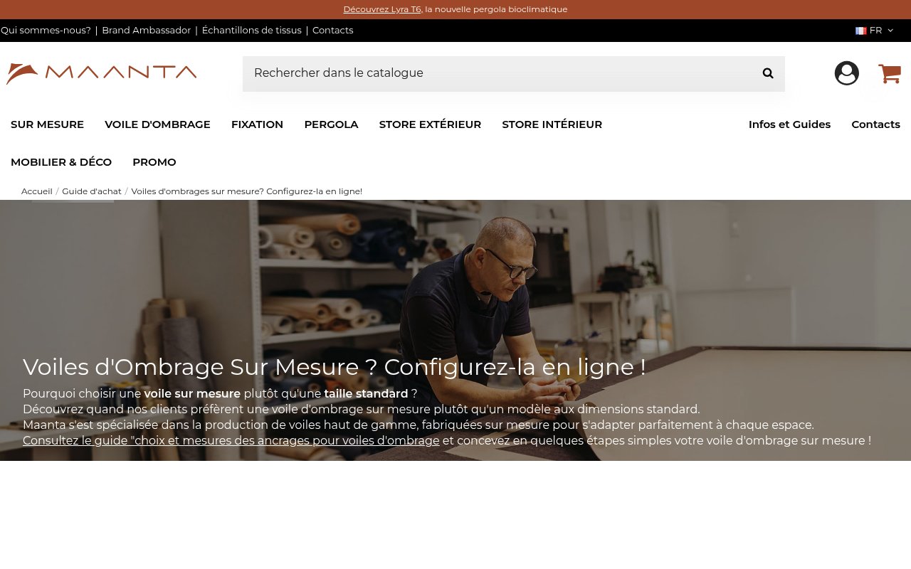 Apercu du site Maanta