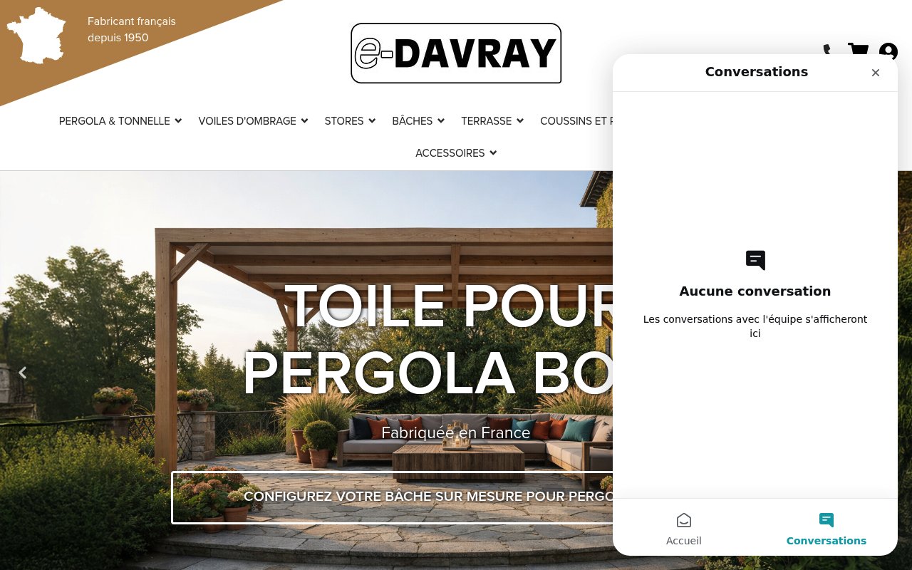 Apercu du site E-Davray