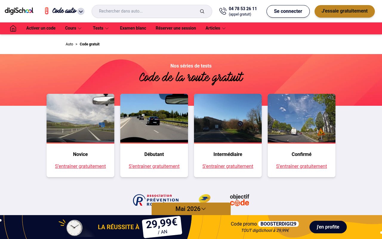 Apercu du site digiSchool