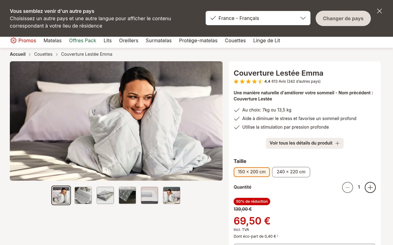 Apercu du site Emma