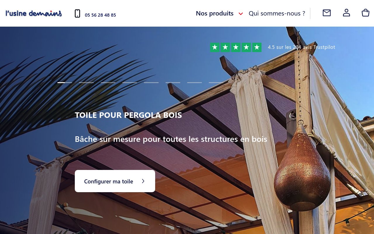Apercu du site L'Usine de Demain
