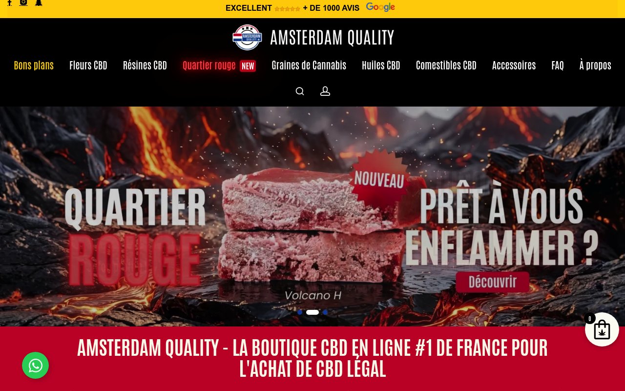 Apercu du site Amsterdam Quality