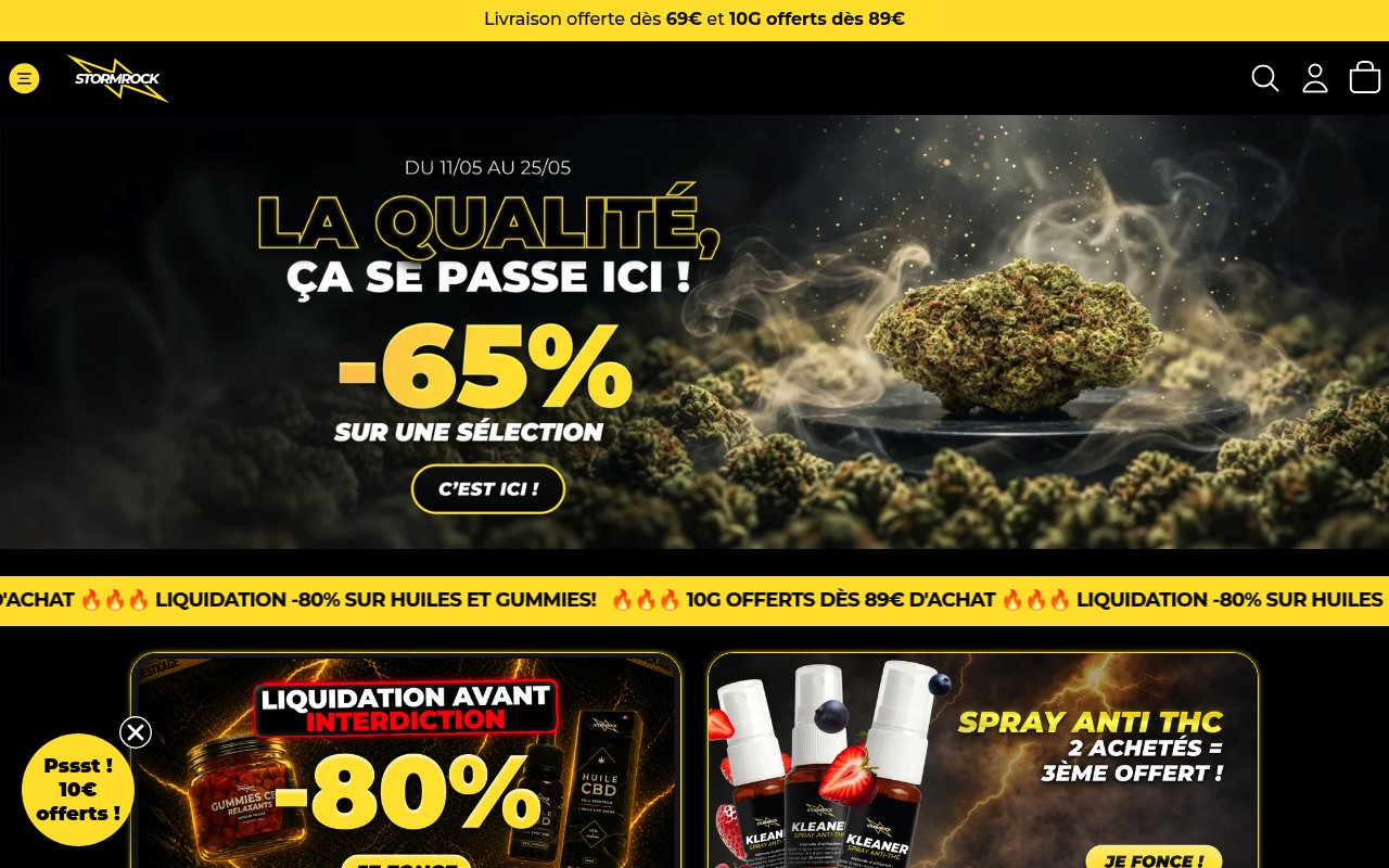 Apercu du site Stormrock