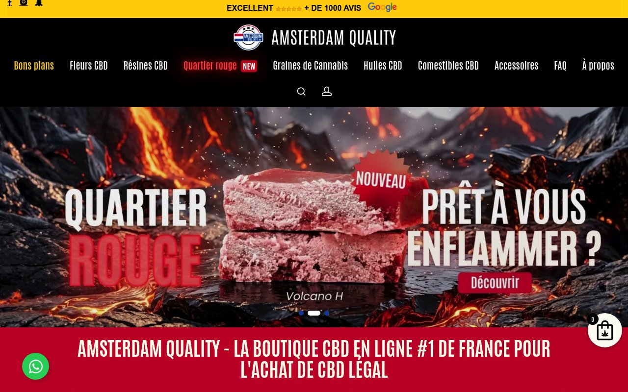 Apercu du site Amsterdam Quality
