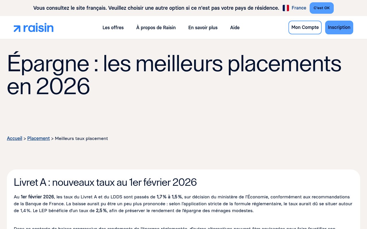 Apercu du site Raisin