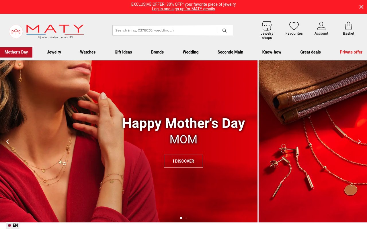 Apercu du site Maty
