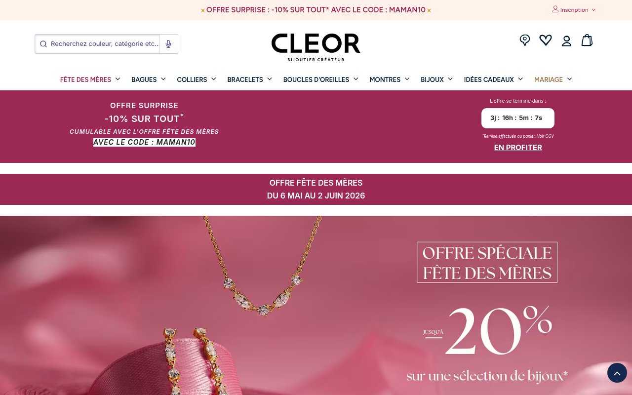Apercu du site Cleor