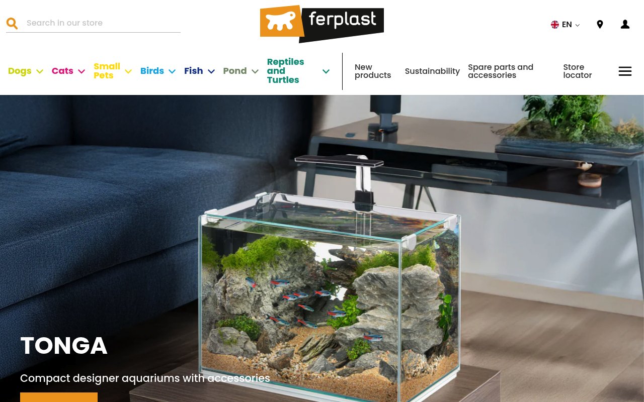 Apercu du site Ferplast France