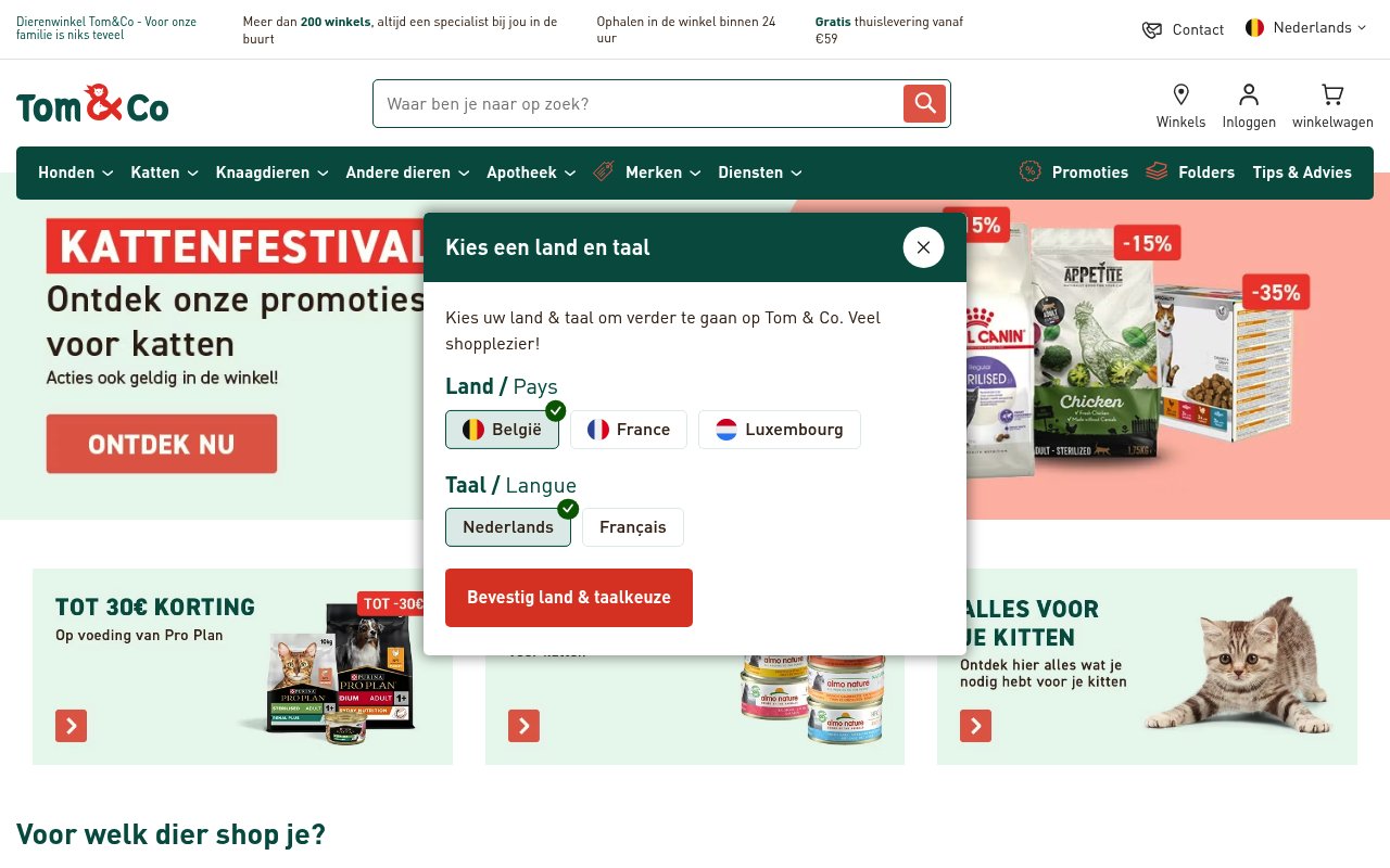 Apercu du site Tom&Co Sartrouville
