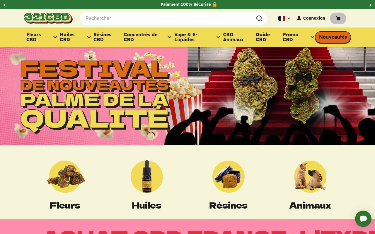 Apercu du site 321CBD