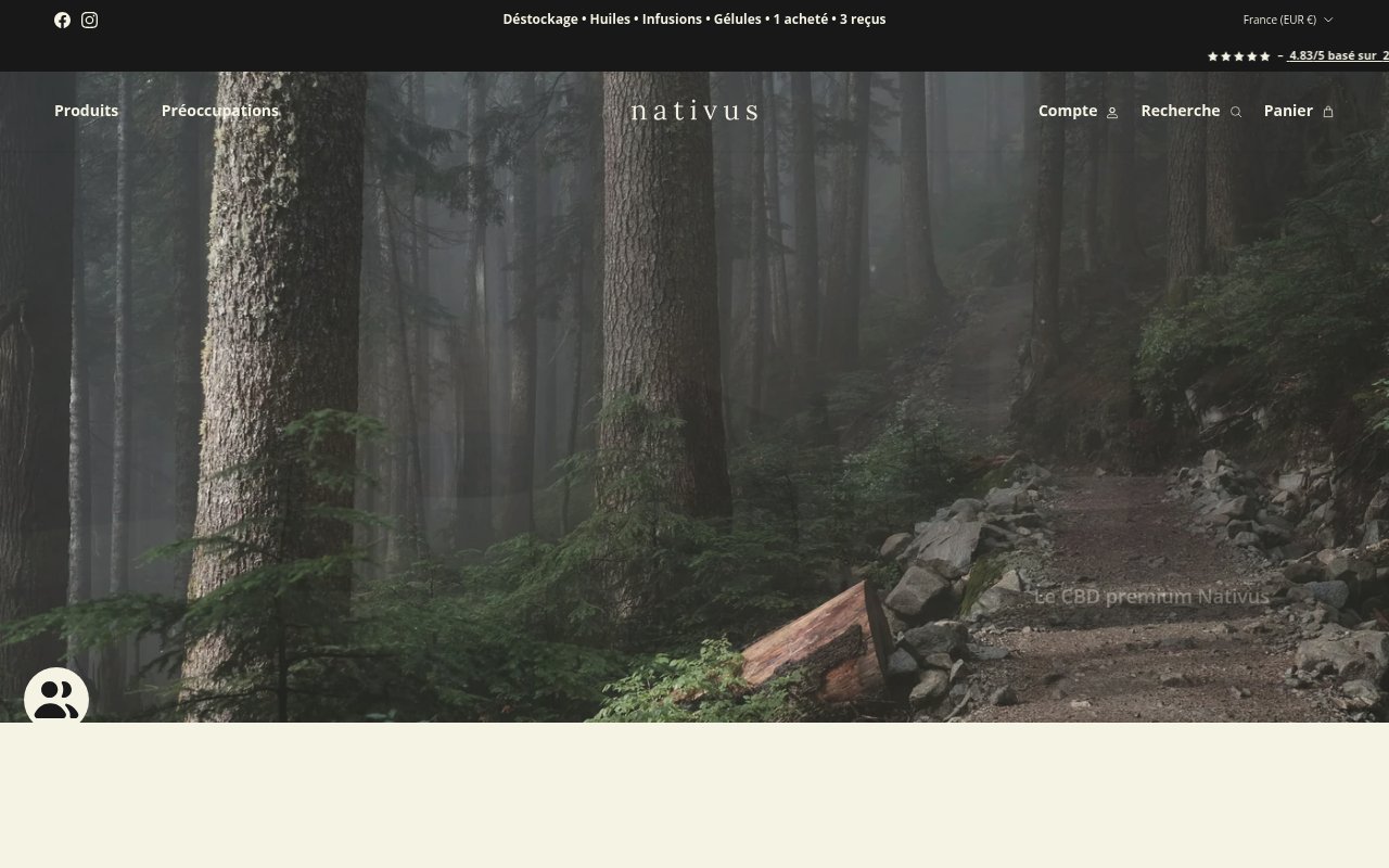 Apercu du site Nativus