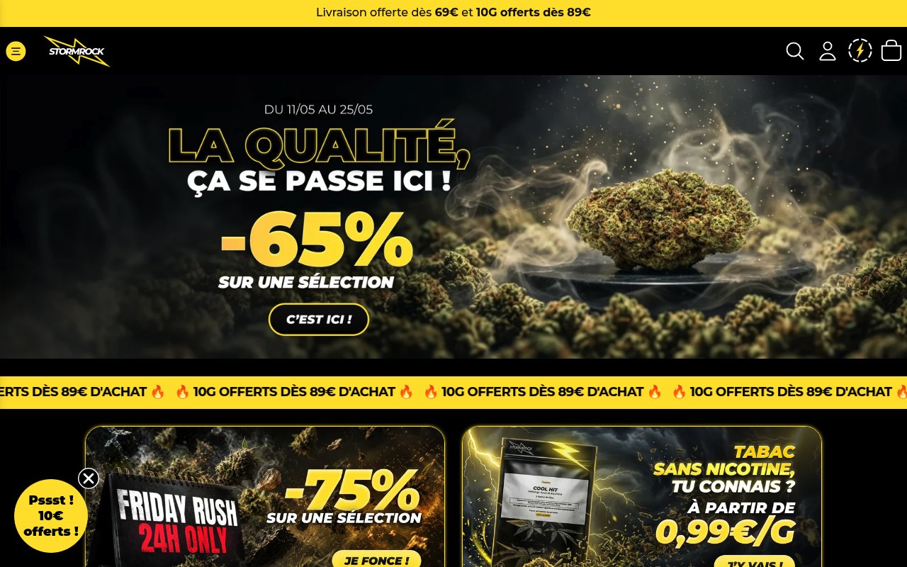 Apercu du site Stormrock