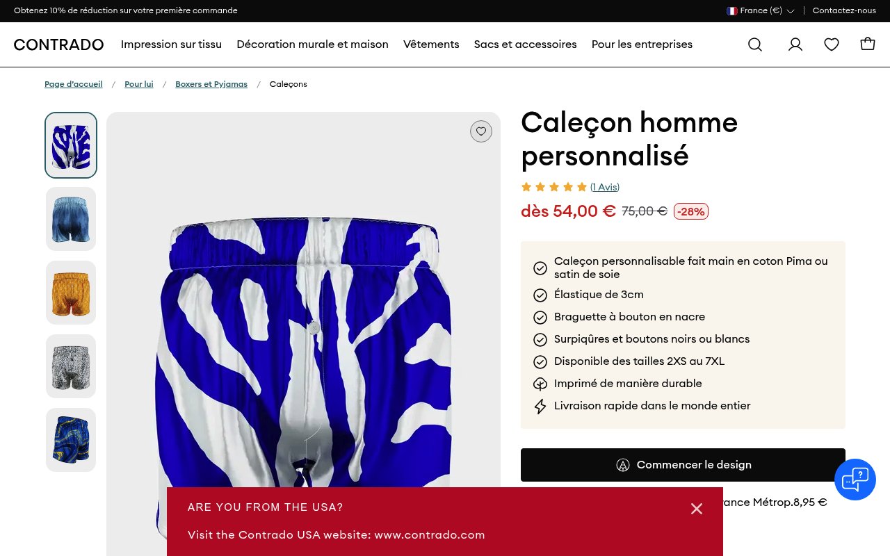 Apercu du site Contrado