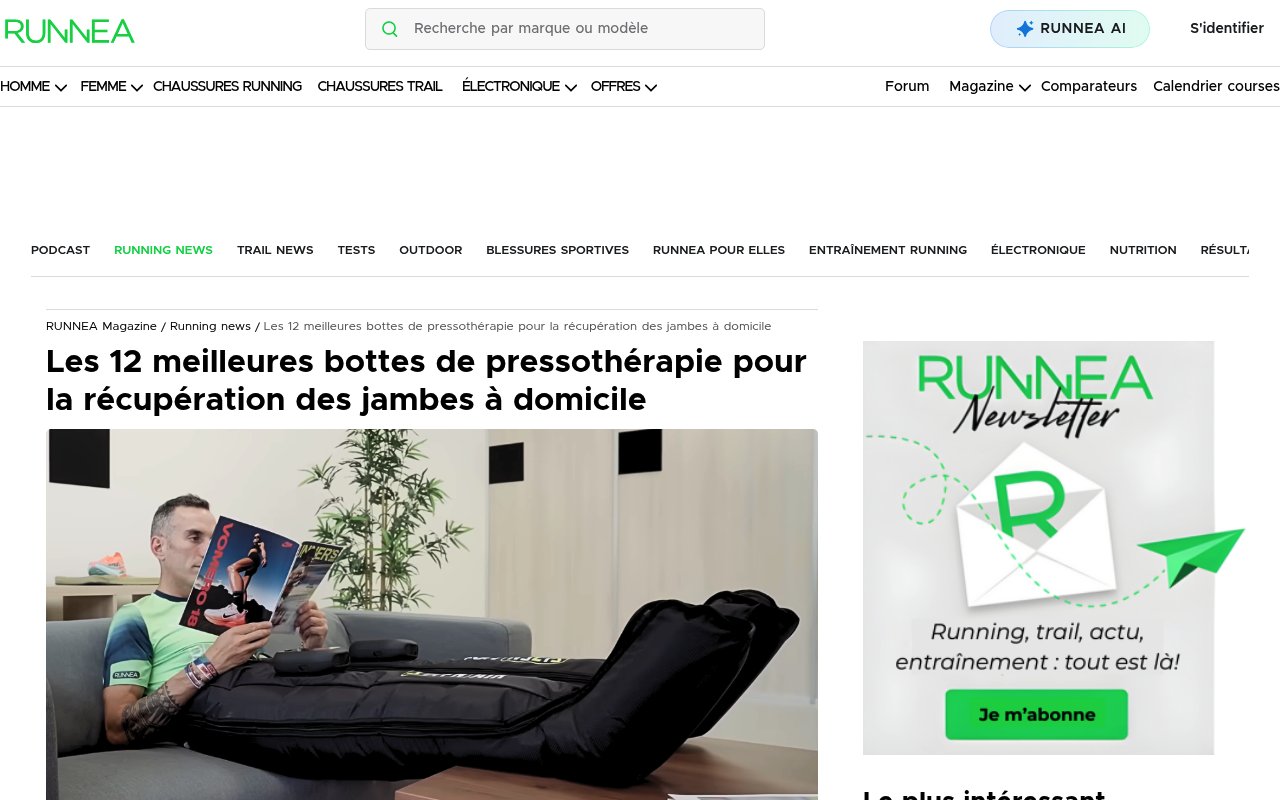 Apercu du site Runnea France