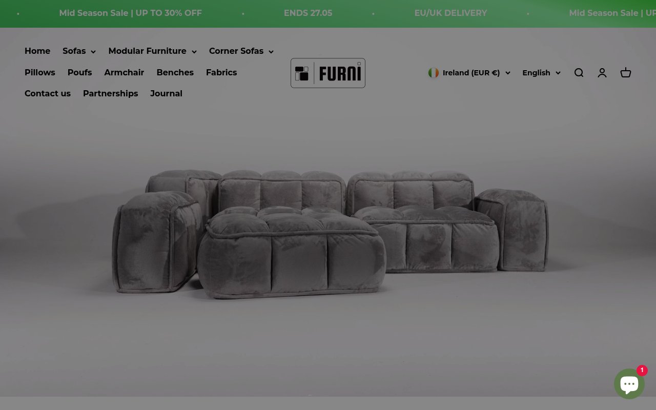 Apercu du site Furni