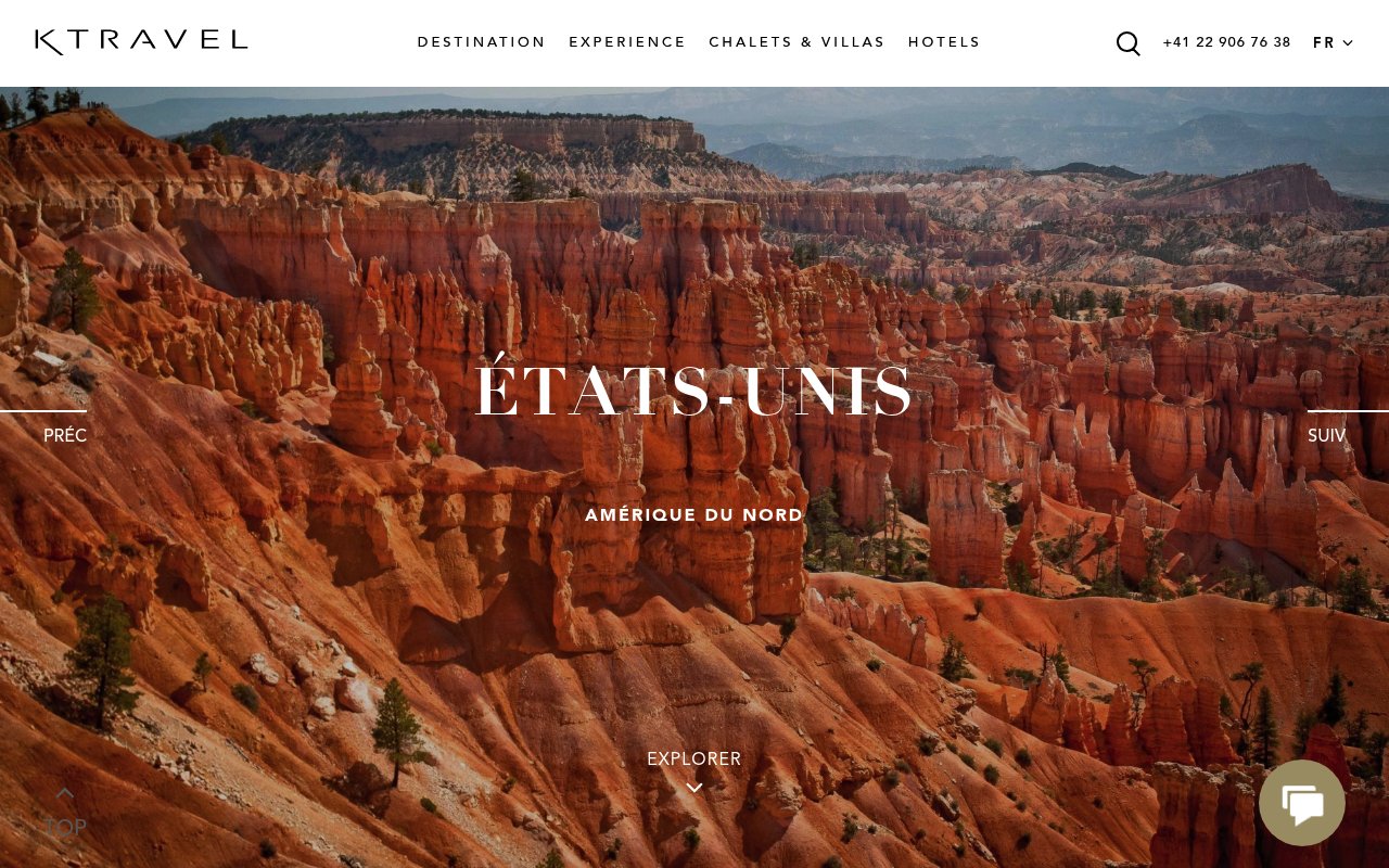 Apercu du site K Travel