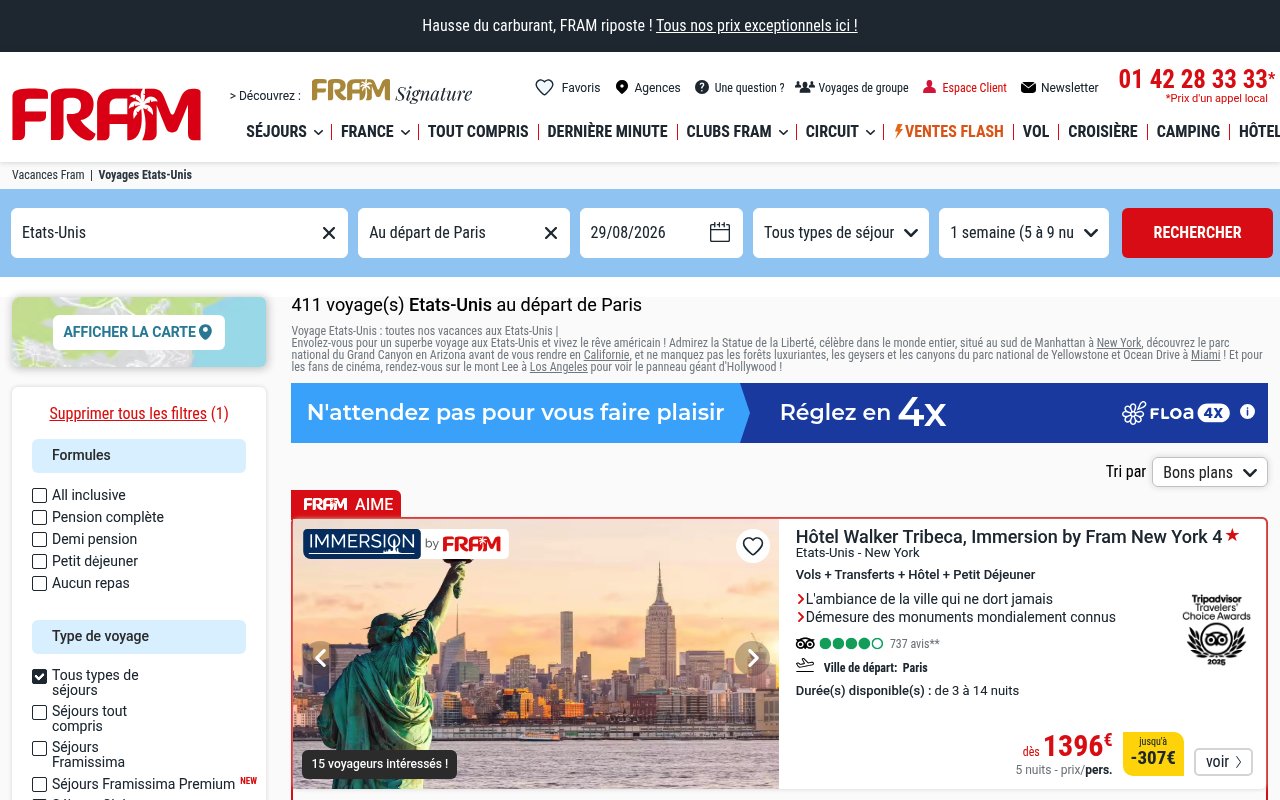 Apercu du site FRAM