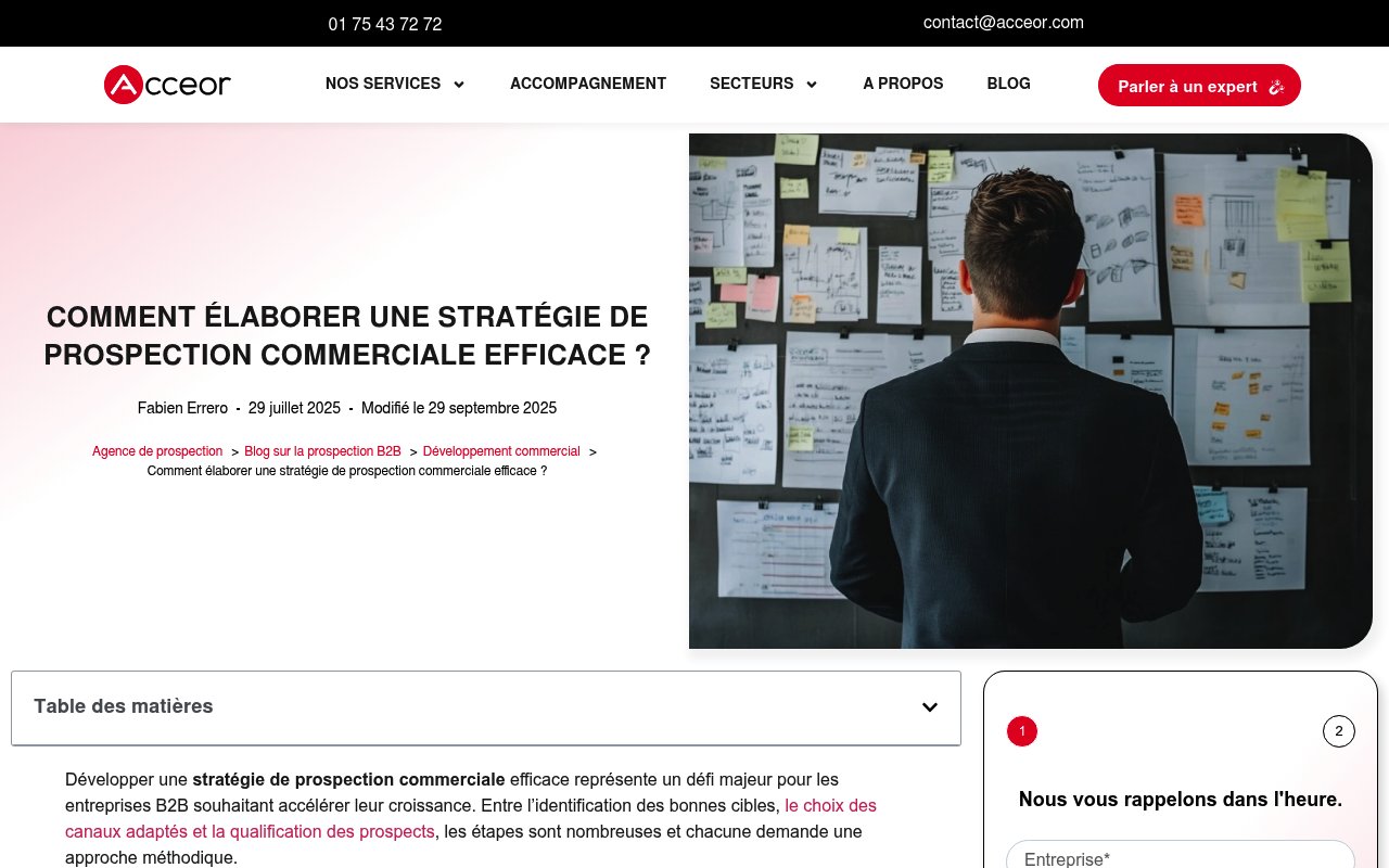 Apercu du site Acceor