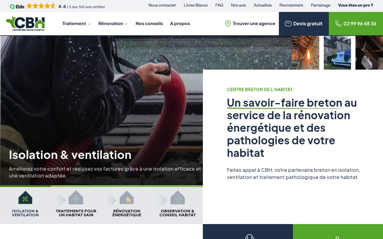 Apercu du site CBH