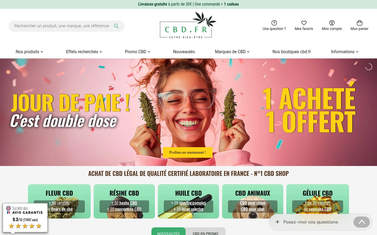 Apercu du site CBD.fr
