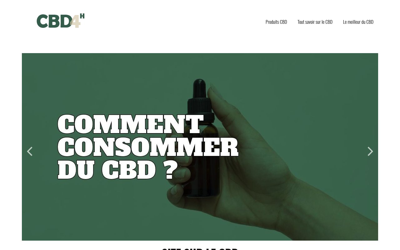 Apercu du site CBD4High