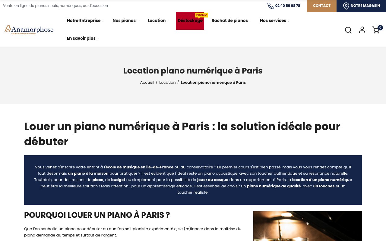Apercu du site Anamorphose