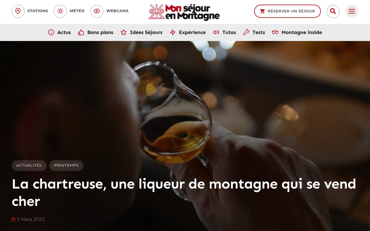 Apercu du site mon-sejour-en-montagne.com