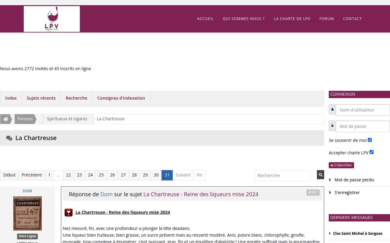 Apercu du site La Passion du Vin
