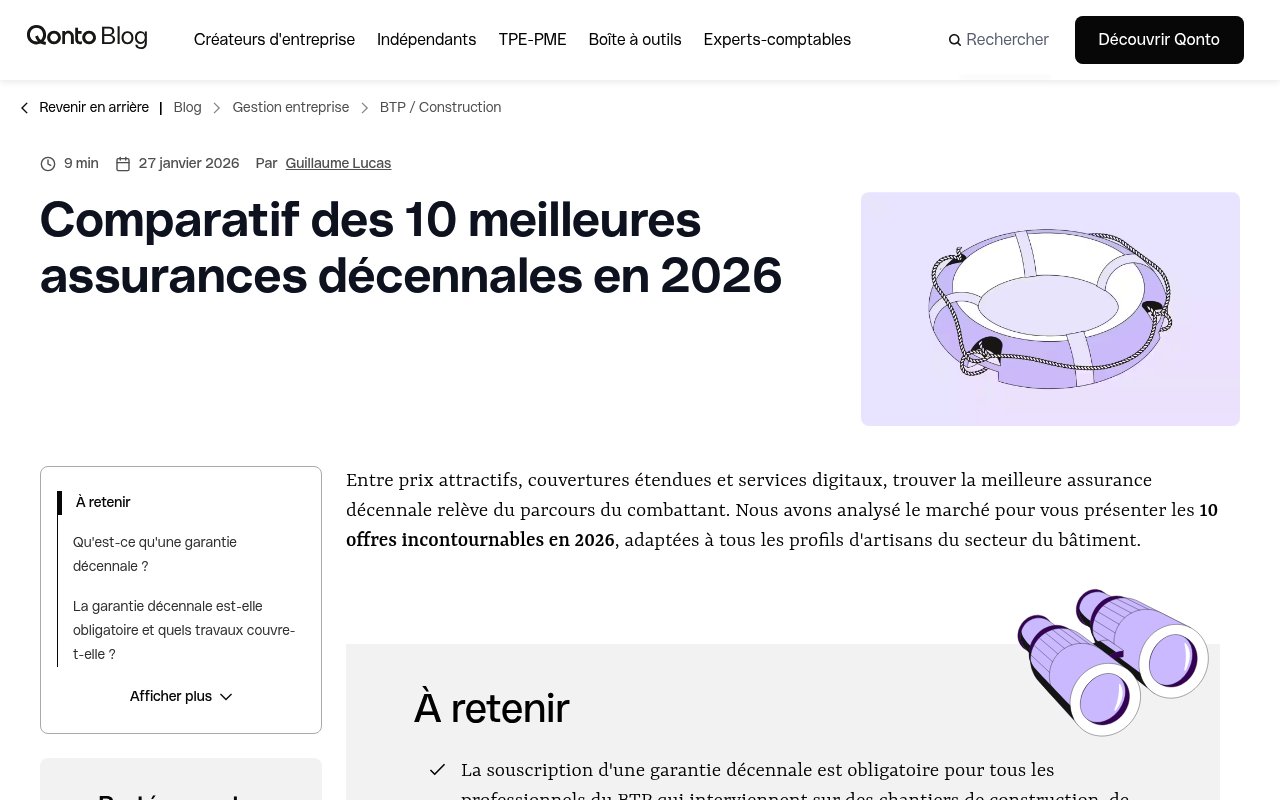 Apercu du site Qonto
