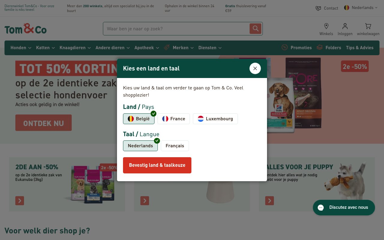 Apercu du site Tom&Co Sartrouville