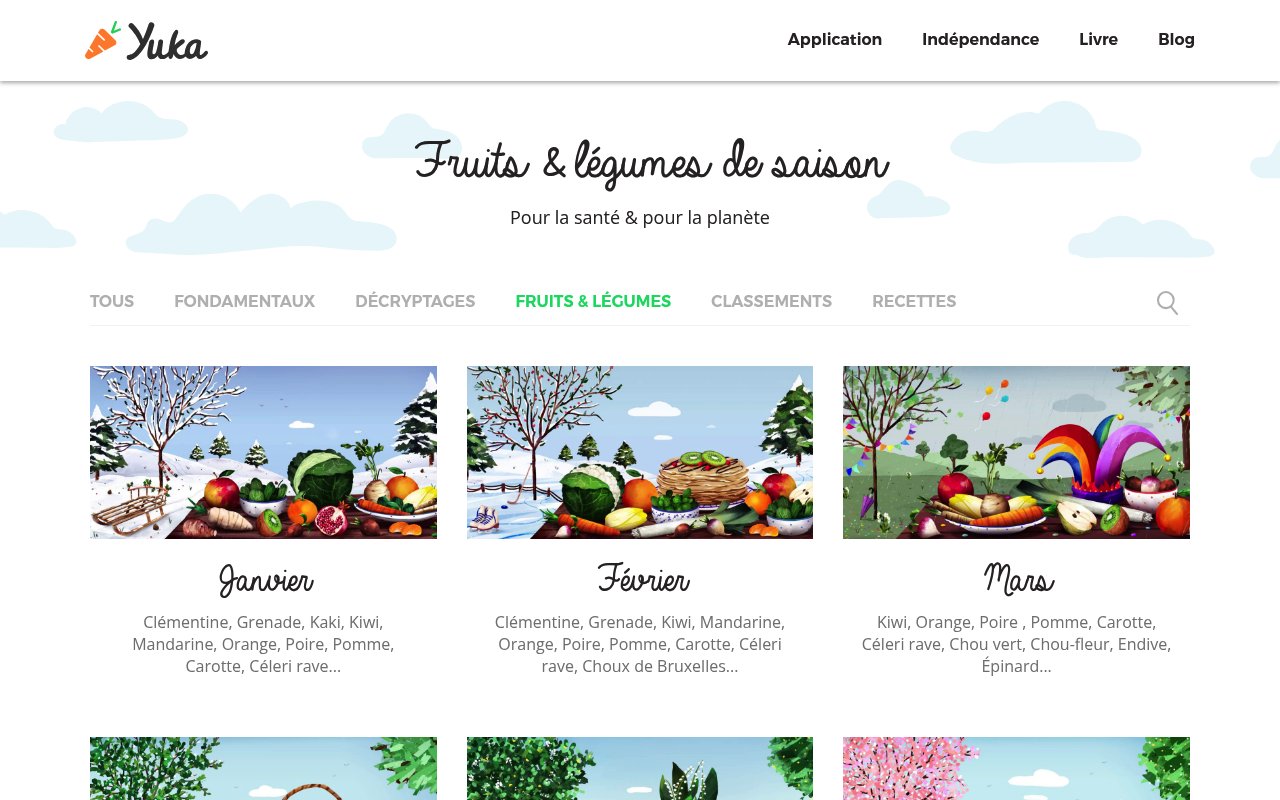 Apercu du site Yuka Cosmetics