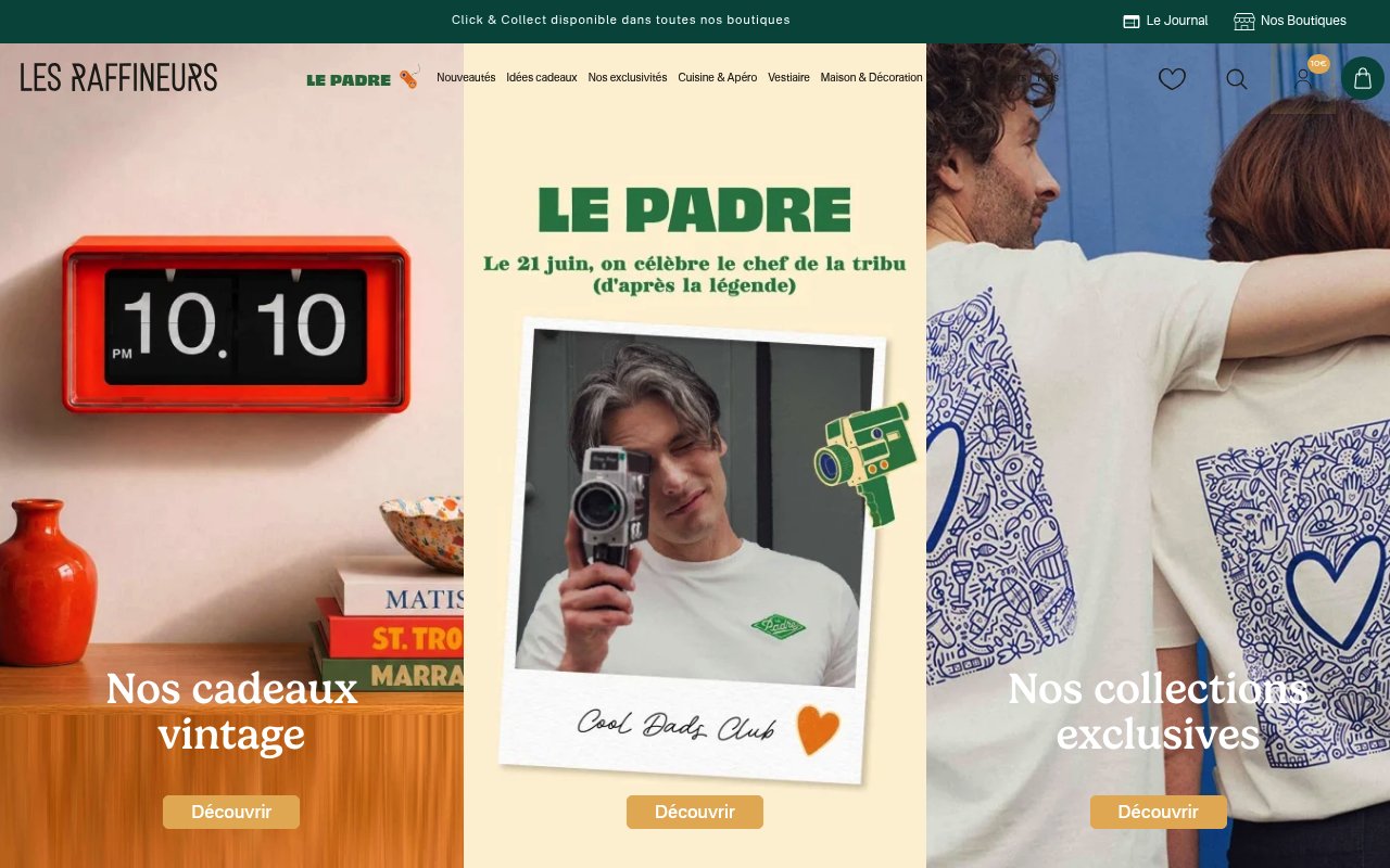 Apercu du site Les Raffineurs