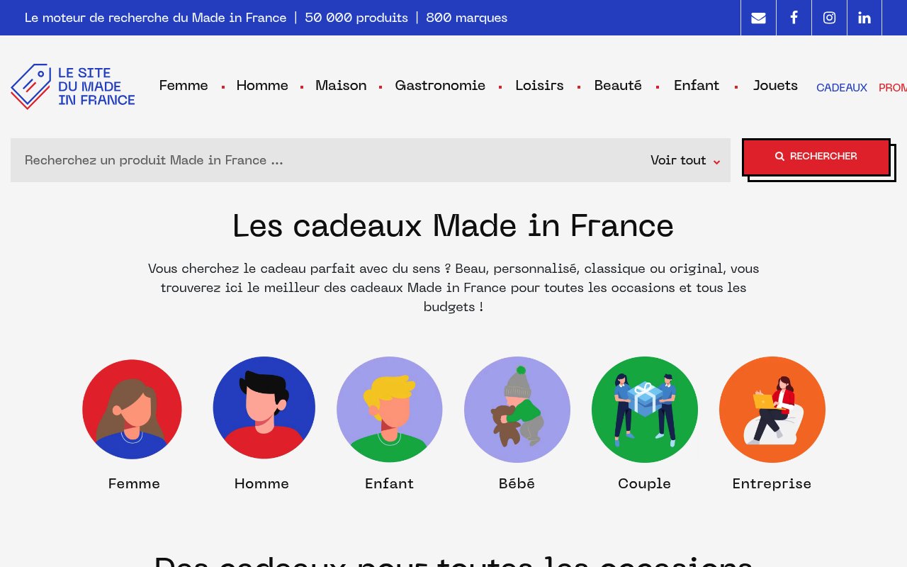 Apercu du site Le Site du Made in France