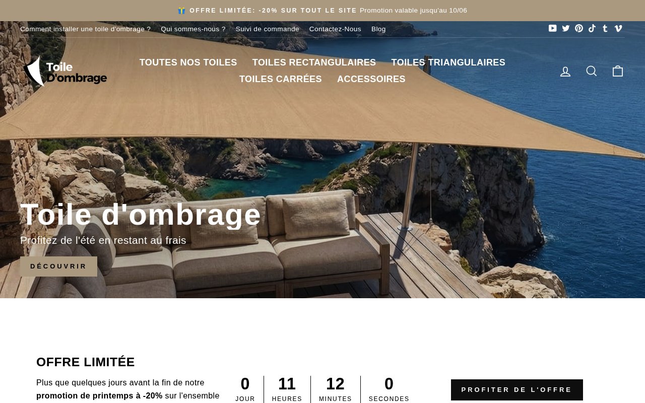 Apercu du site Toile d’Ombrage