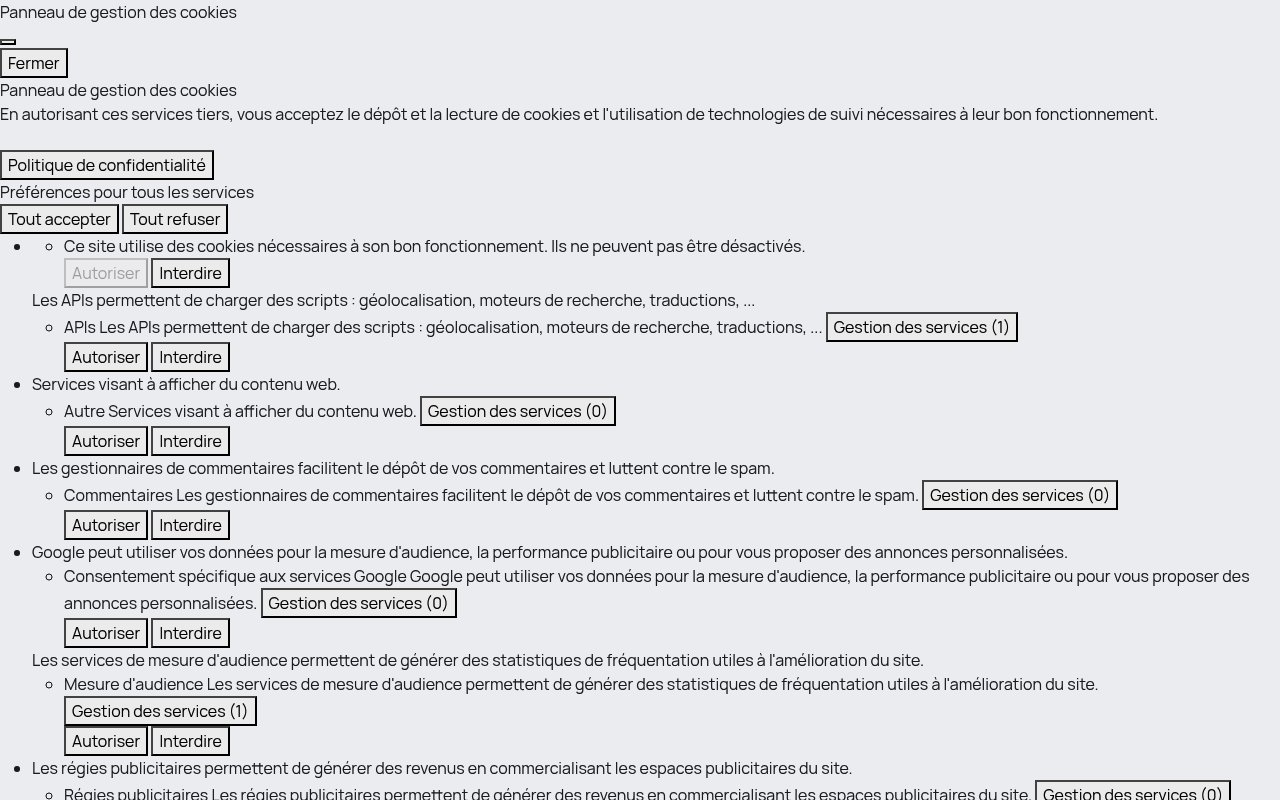 Apercu du site SDM Mobilier