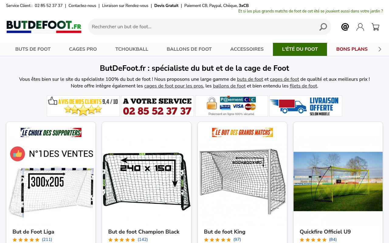 Apercu du site ButDeFoot.fr