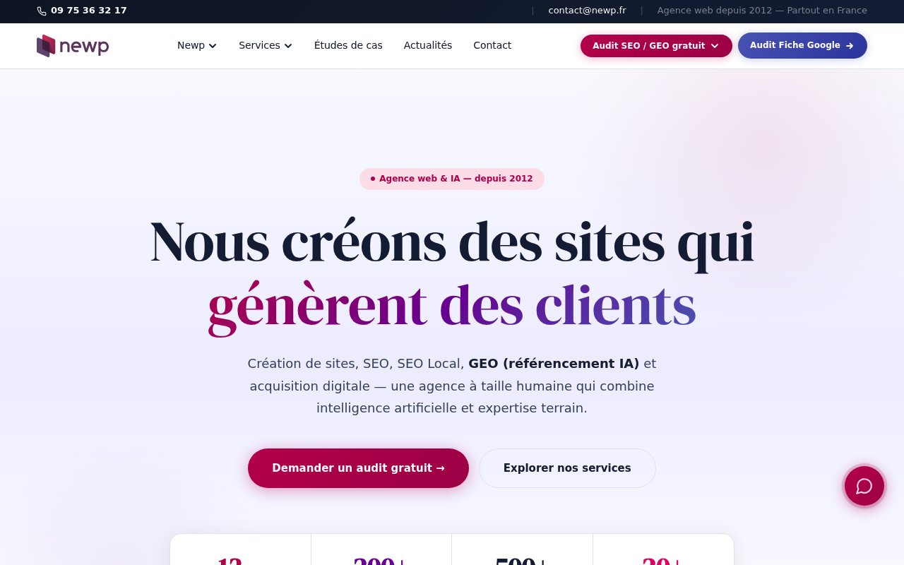 Apercu du site Newp