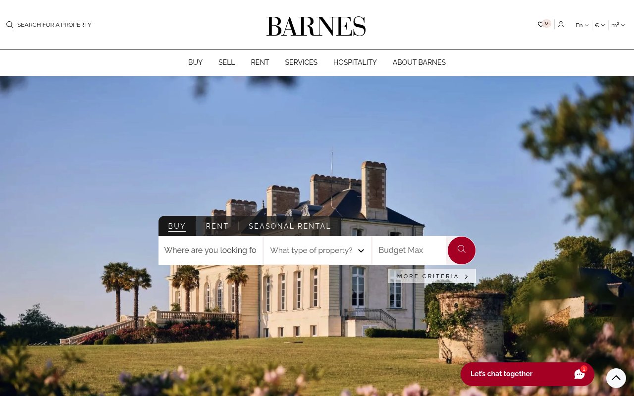 Apercu du site Barnes Marrakech
