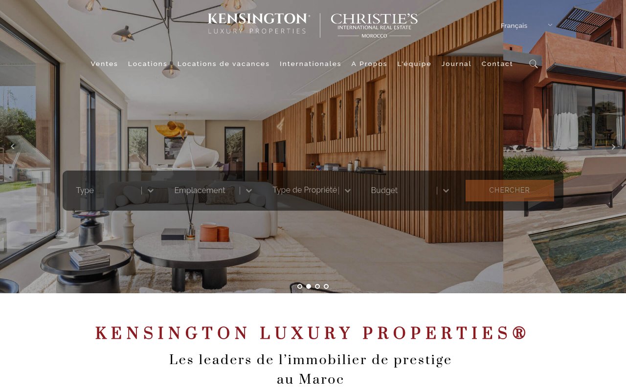 Apercu du site Kensington Morocco