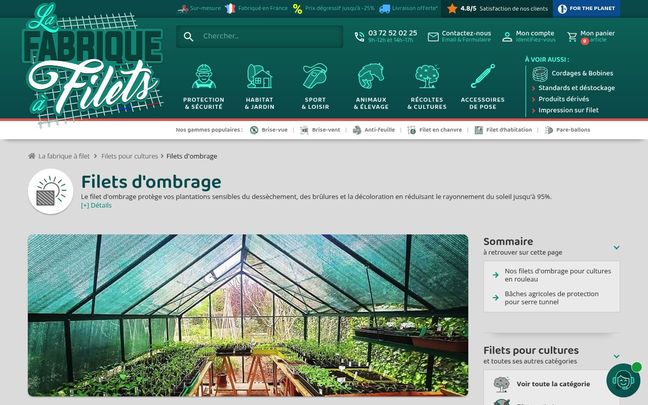 geo 6a2bc51995312 Apercu du site La Fabrique à Filets