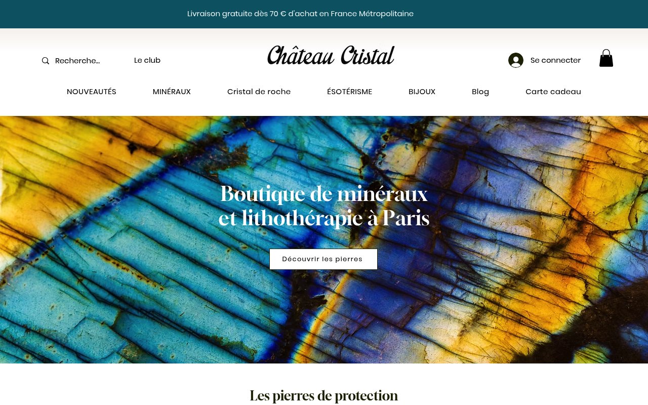 Apercu du site Château Cristal