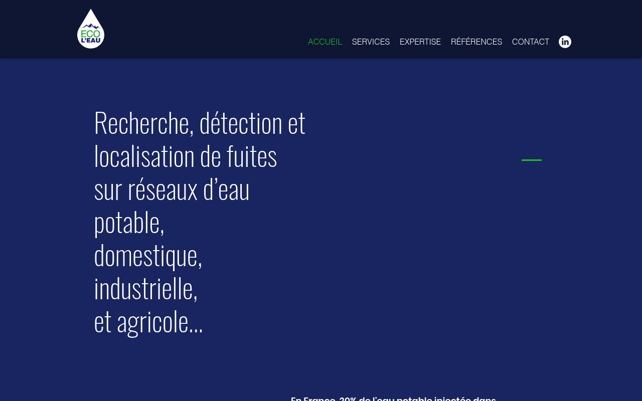 Apercu du site ECO L’EAU