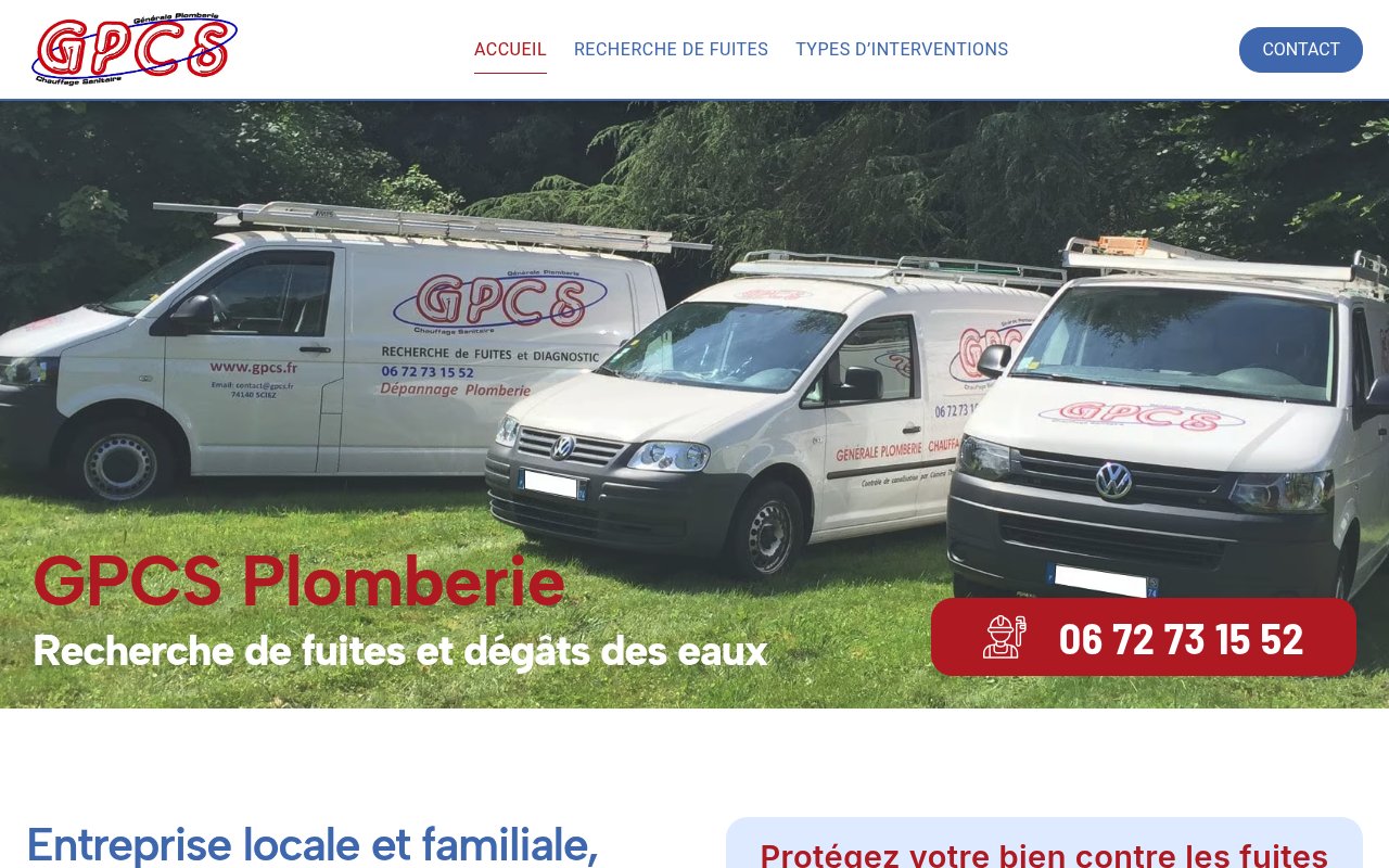 Apercu du site GPCS