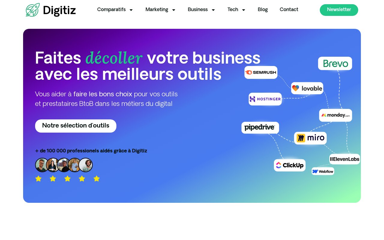 Apercu du site Digitiz
