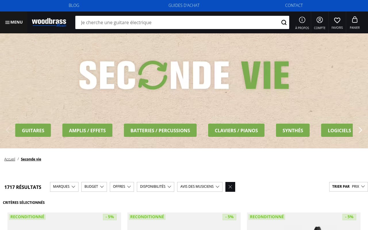 Apercu du site Woodbrass Second Life