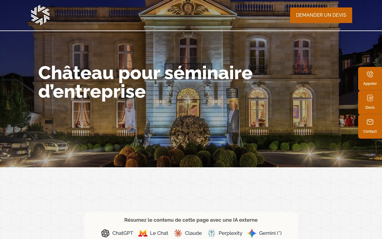 Apercu du site Château Lafitte