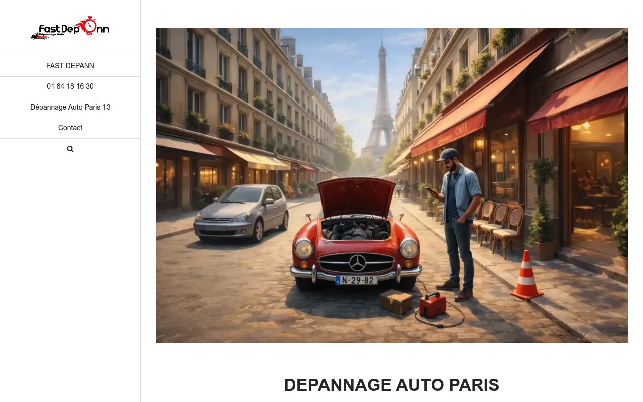 Apercu du site Fast Depann
